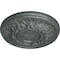 Ekena Millwork Odessa Ceiling Medallion (Fits Canopies up to 2 1/2"), 7 1/2"OD x 1 1/8"P, Athenian Green Crackle CM07ODAGC - alternate 3